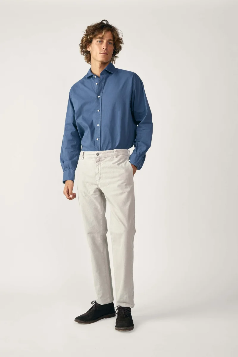 Camisa De Popelín - Azul - Imagen 4
