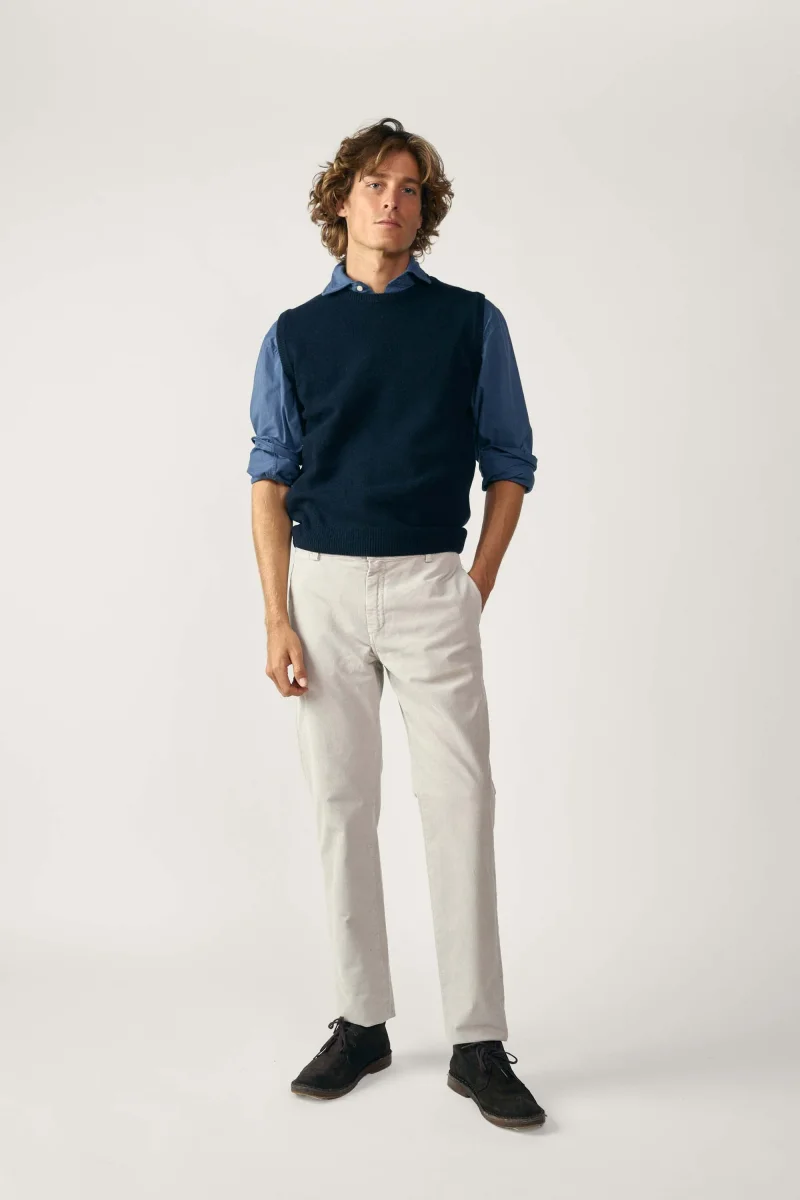 Camisa De Popelín - Azul - Imagen 5