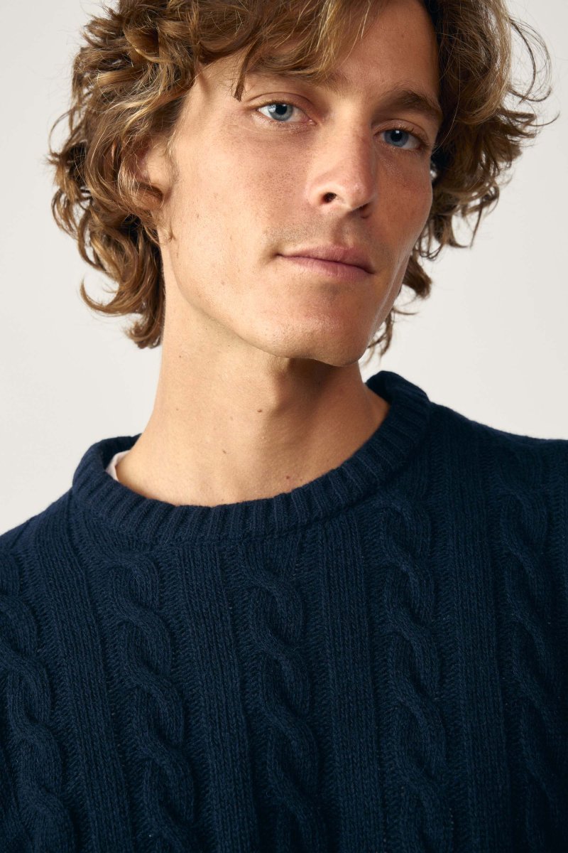 Jersey Cuello Redondo Ochos - Azul Marino - Imagen 3