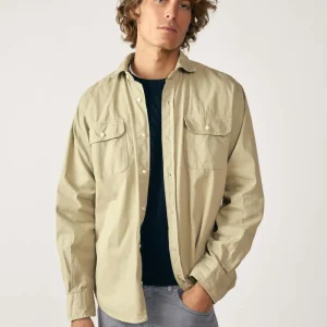 Camisa de Popelín Dos Bolsillos - Beige Tostado