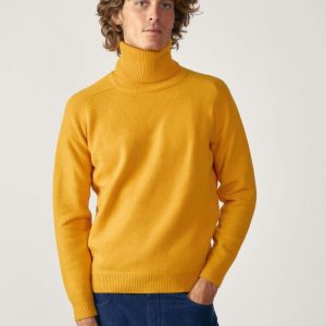 Jersey Cuello Vuelto Lambswool - Piña