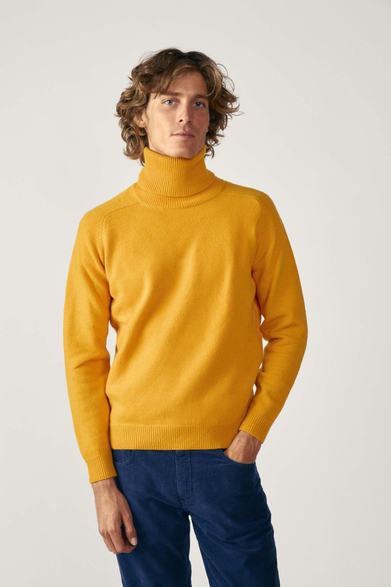 Jersey Cuello Vuelto Lambswool - Piña - Imagen 2