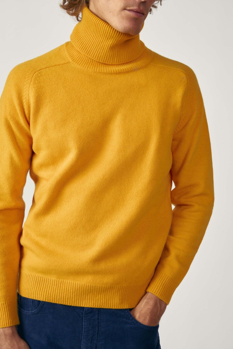 Jersey Cuello Vuelto Lambswool - Piña - Imagen 4