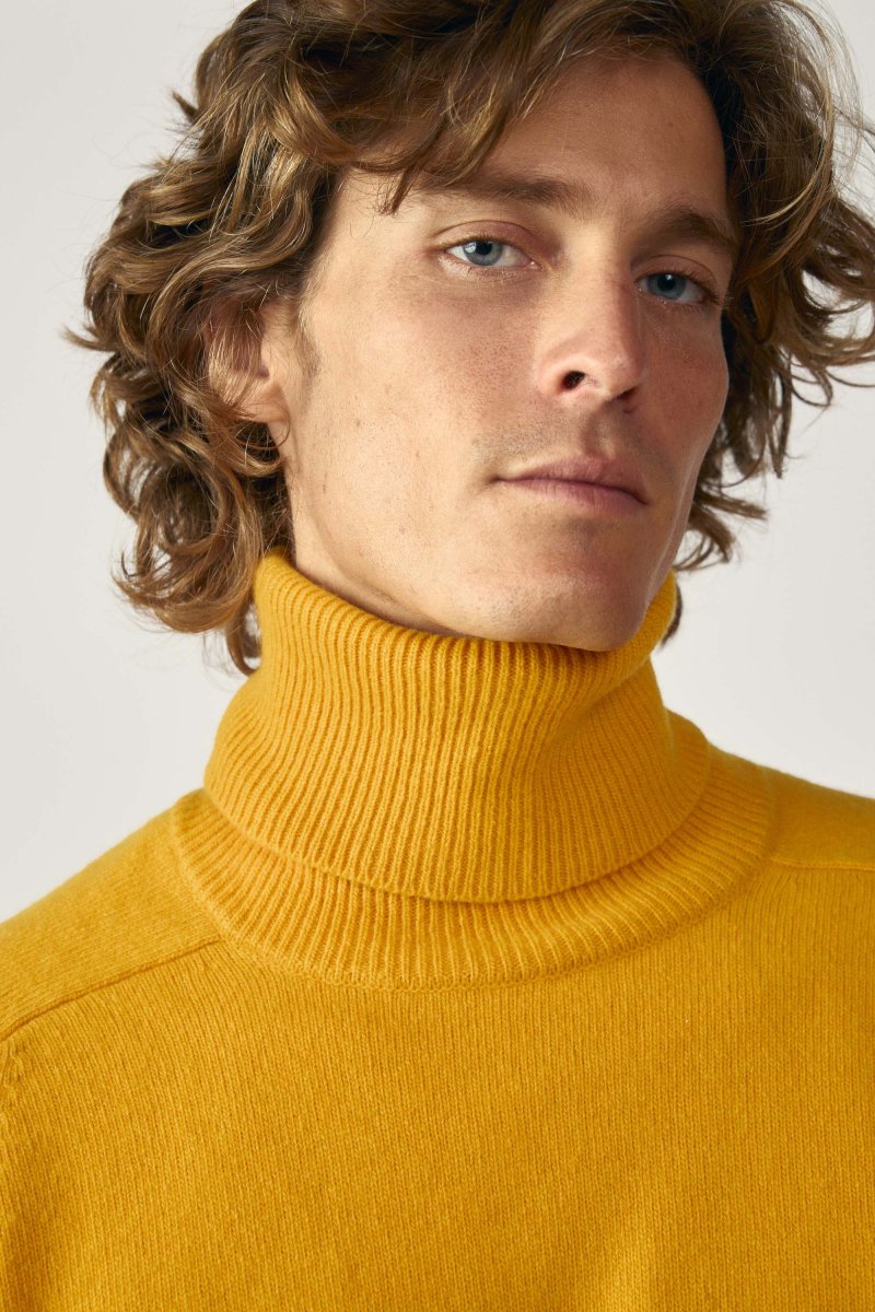Jersey Cuello Vuelto Lambswool - Piña - Imagen 3