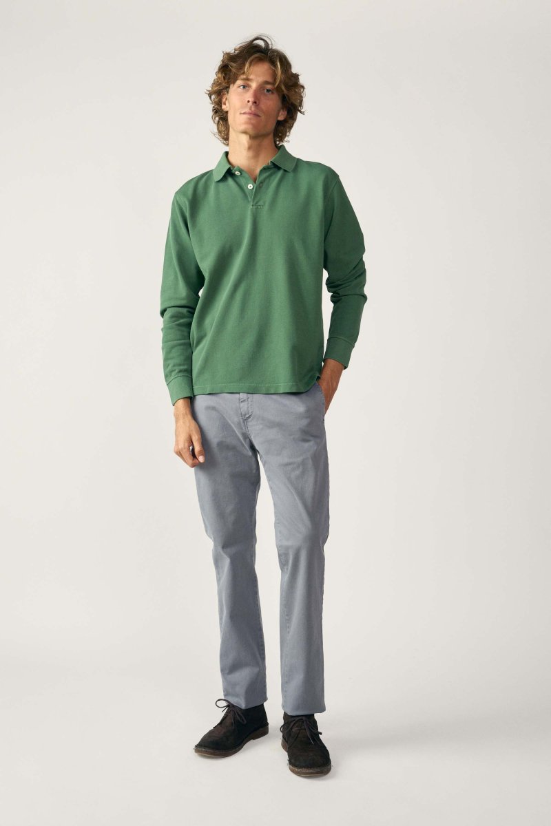 Polo Manga Larga - Verde - Imagen 5