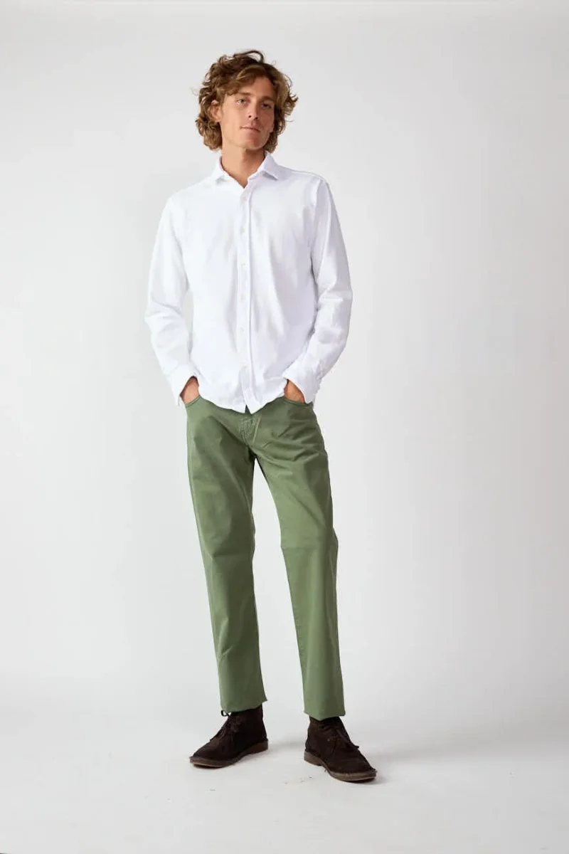 Camisa de Piqué - Blanco - Imagen 4