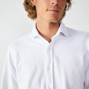 Camisa de Piqué - Blanco