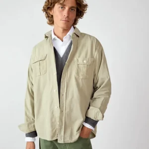 Camisa Micropana 2 Bolsillos - Camel