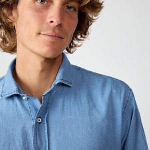 Camisa de Algodón - Vaquera Clara
