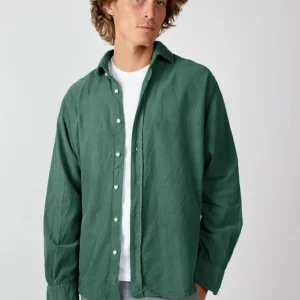 Camisa Micropana - Verde Botella