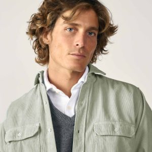 Camisa de Pana Dos Bolsillos - Beige