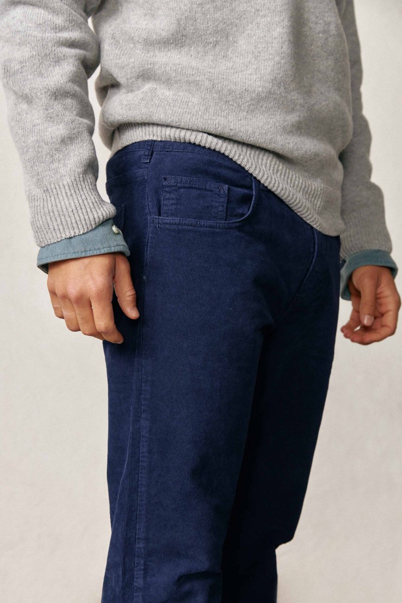 Pantalón Cinco Bolsillos Micropana - Azul Marino - Imagen 7