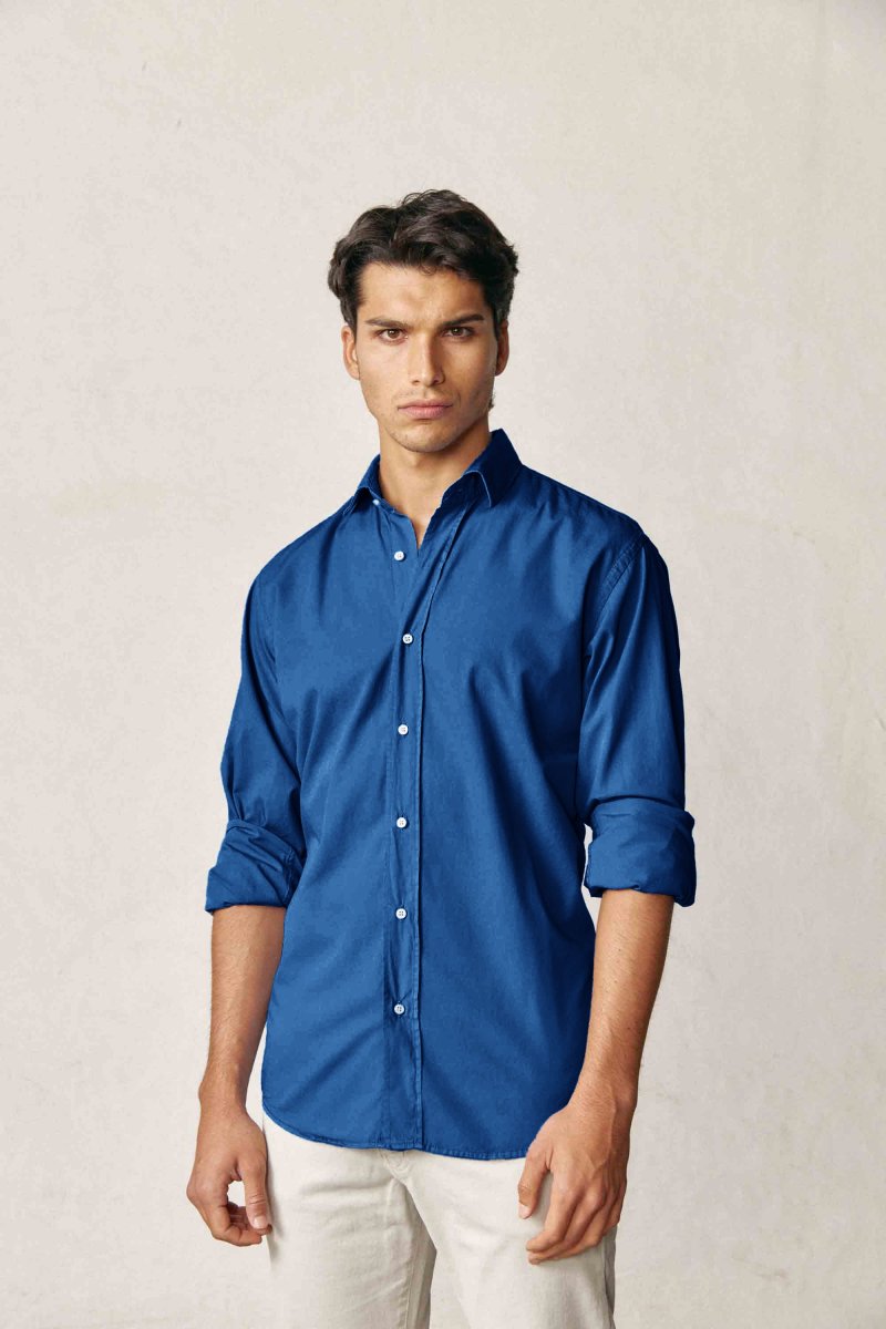 Camisa de Popelín - Azul Marino - Imagen 2