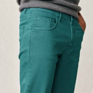 Pantalón Cinco Bolsillos - Verde Turquesa