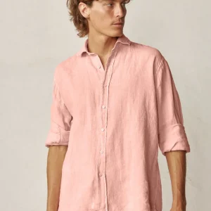 Camisa de Lino - Rosa