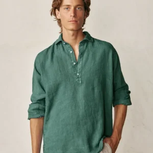 Polera de Lino - Verde Petróleo