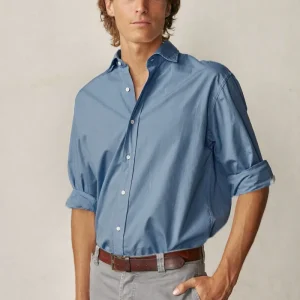 Camisa de Popelin - Azul