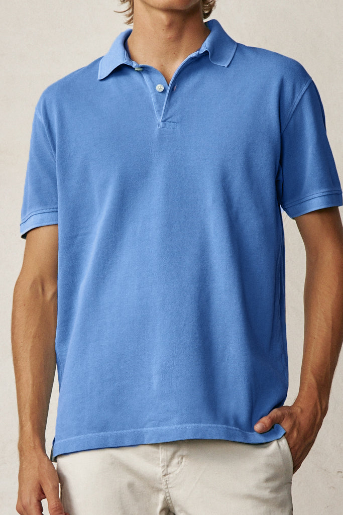 Polo Manga Corta - Azul - Imagen 3