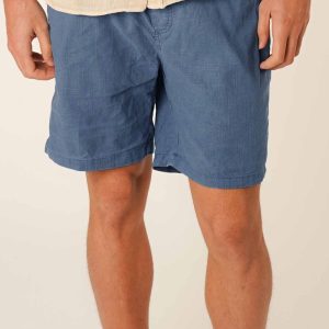 Bermudas de Lino - Azul Petróleo