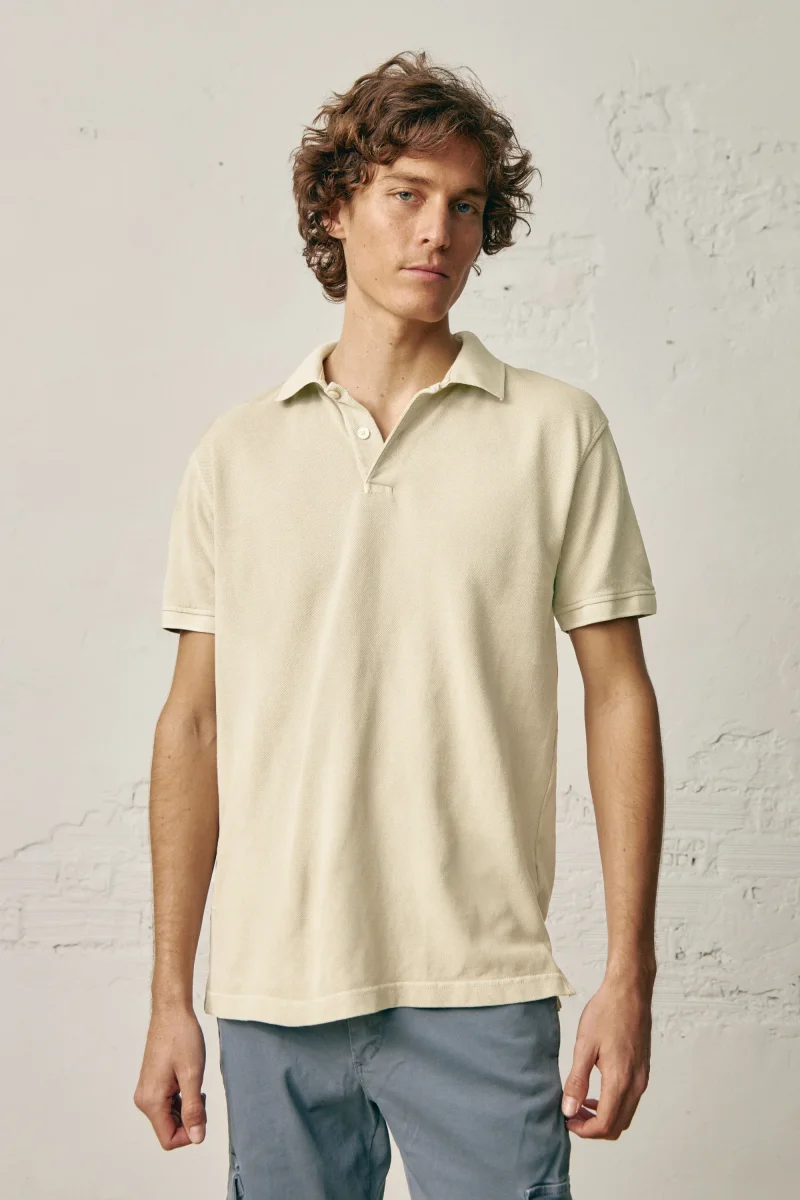 Polo Manga Corta - Crema - Imagen 2