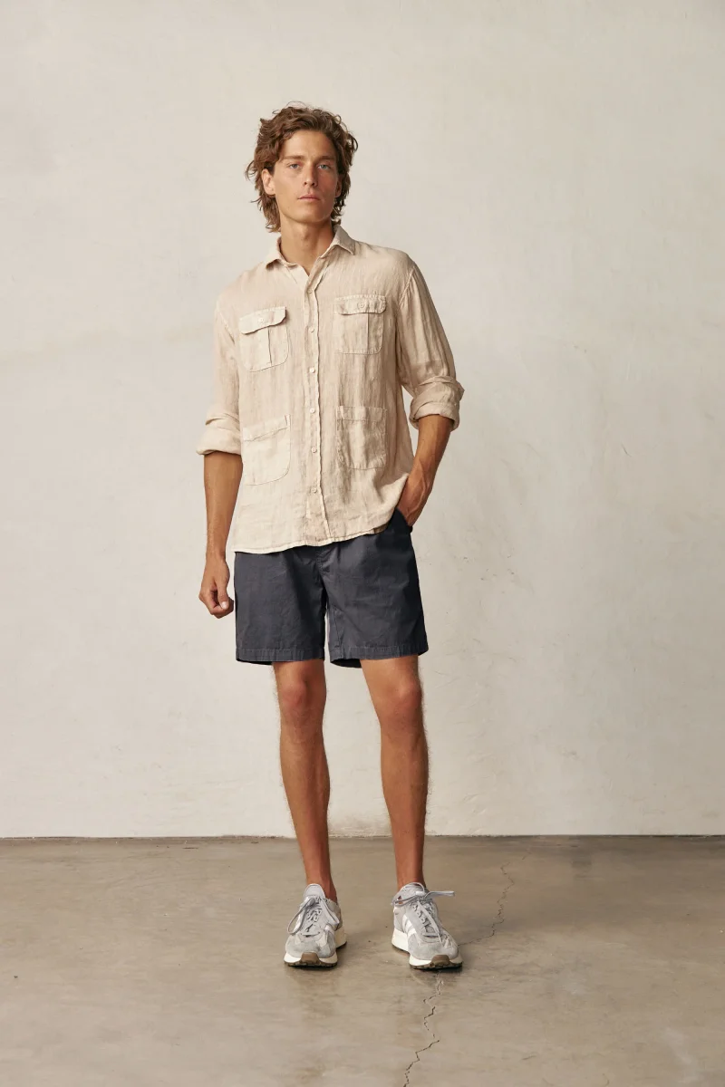Bermudas de Popelín - Gris Oscuro - Imagen 4