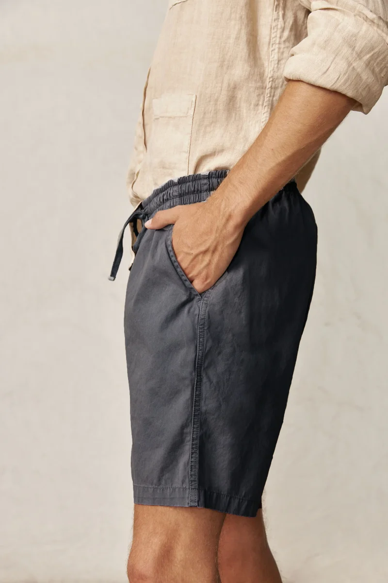 Bermudas de Popelín - Gris Oscuro