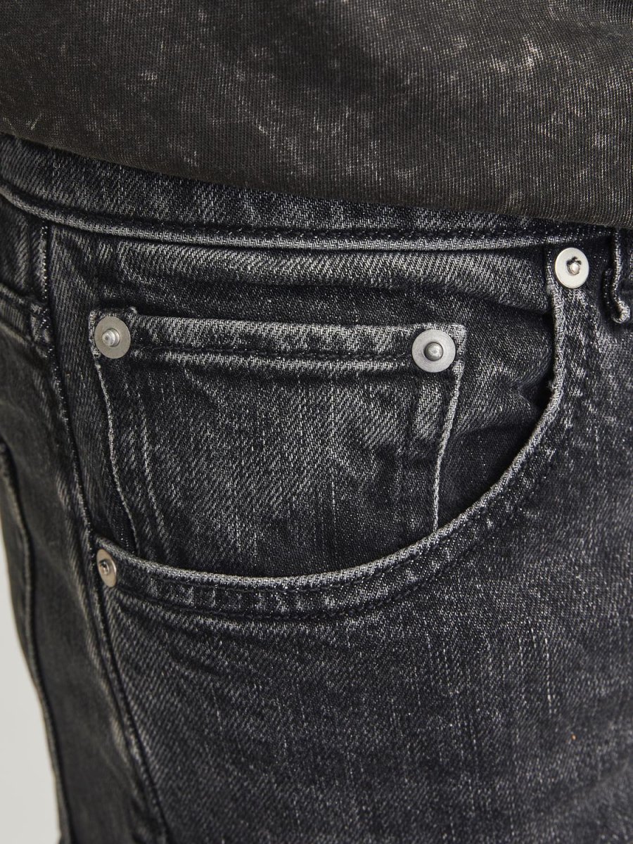 JEAN RELAXED TIRO ALTO CHRIS 079 - Black Denim - Imagen 8