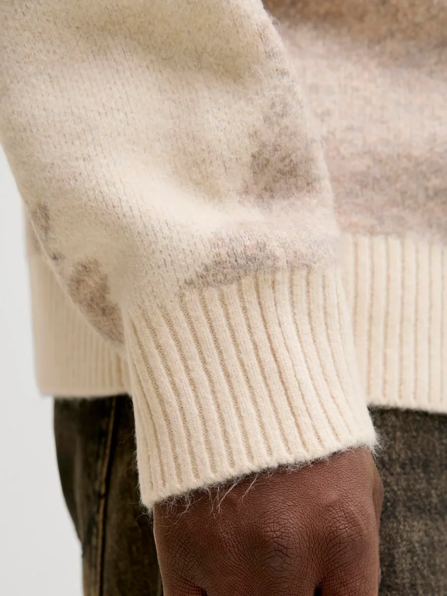 SWEATER RELAXED DE PUNTO FLARE - Rainy Day AOP:PALOMA - Imagen 8