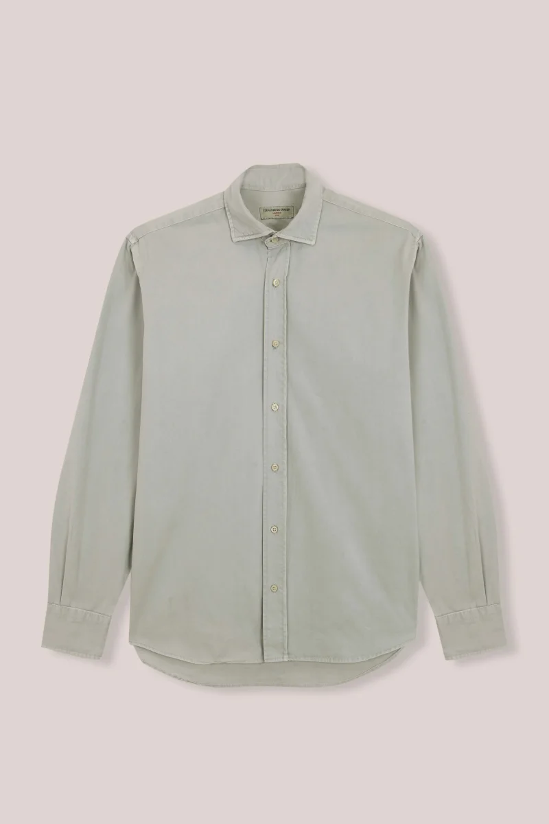 Camisa de Popelín - Verde Claro - Imagen 2