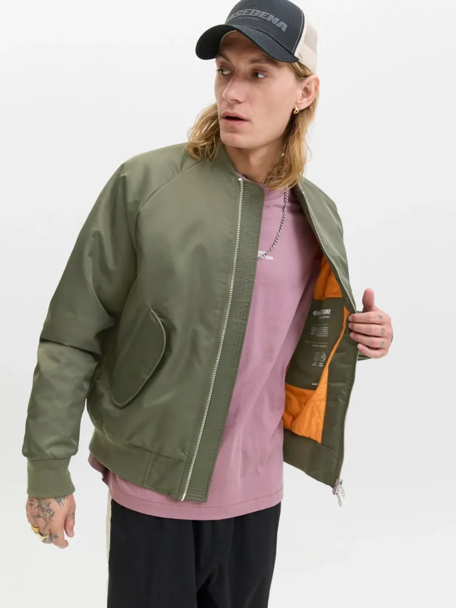 CAMPERA BOMBER MOTION - Grape Leaf - Imagen 4