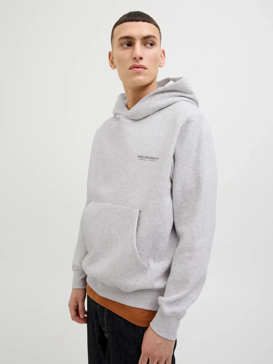 CANGURO LOOSE ESTAMPADO SLINGTON - White Melange - Imagen 4
