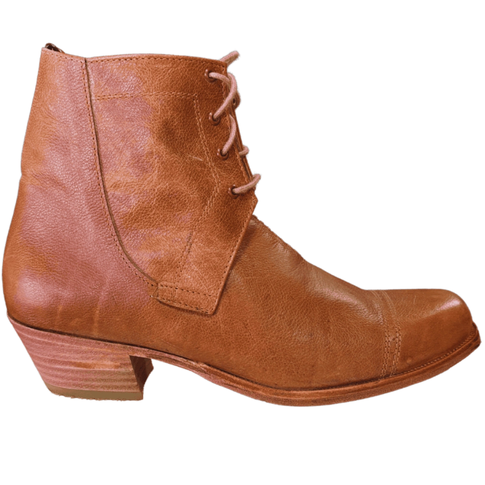 ZAPATO HUASO CUERO CRUDO - Imagen 3