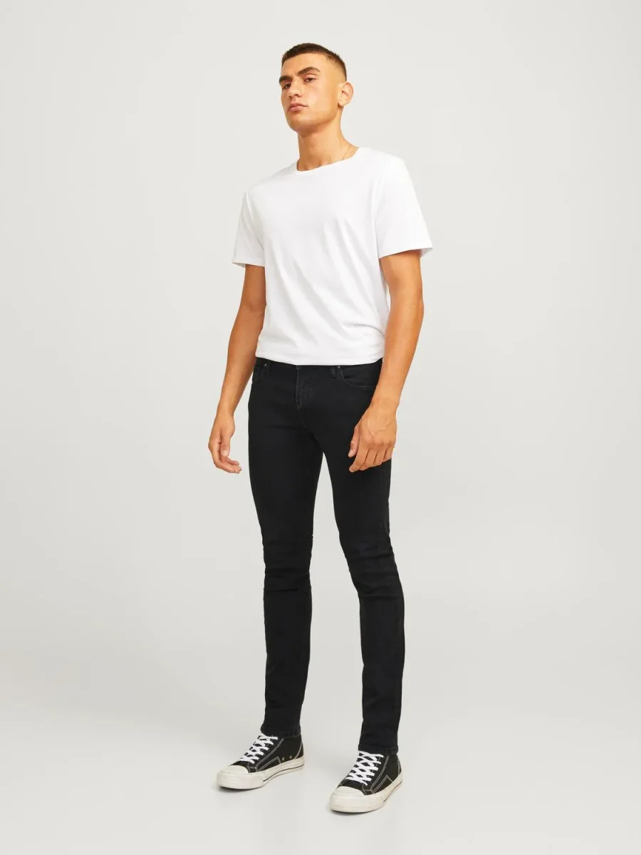 JEAN SLIM TIRO MEDIO LUKE 763 - Black Denim - Imagen 6