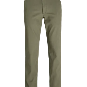 PANTALÓN CHINO REGULAR TIRO MEDIO DAVE - Dusty Olive