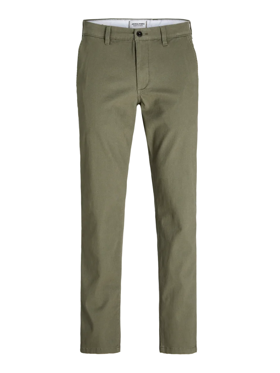 PANTALÓN CHINO REGULAR TIRO MEDIO DAVE - Dusty Olive