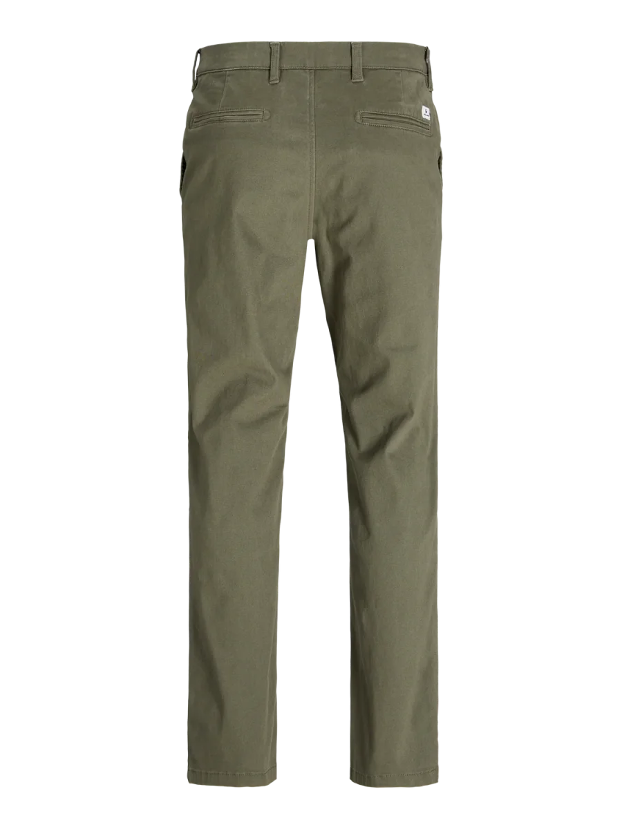 PANTALÓN CHINO REGULAR TIRO MEDIO DAVE - Dusty Olive - Imagen 7