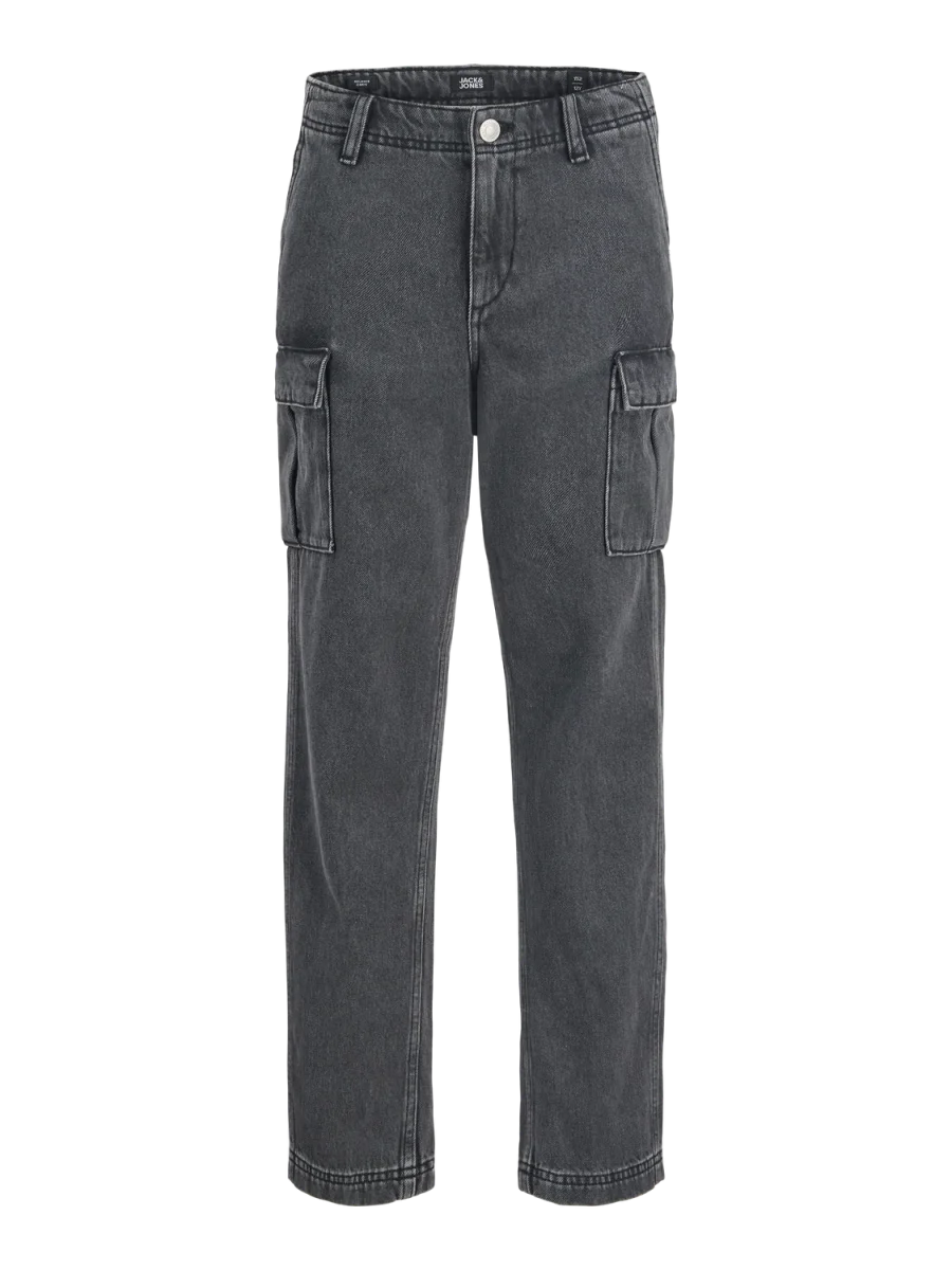 JEAN CARGO RELAXED TIRO ALTO CHRIS 567 JNR - Black Denim - Imagen 2