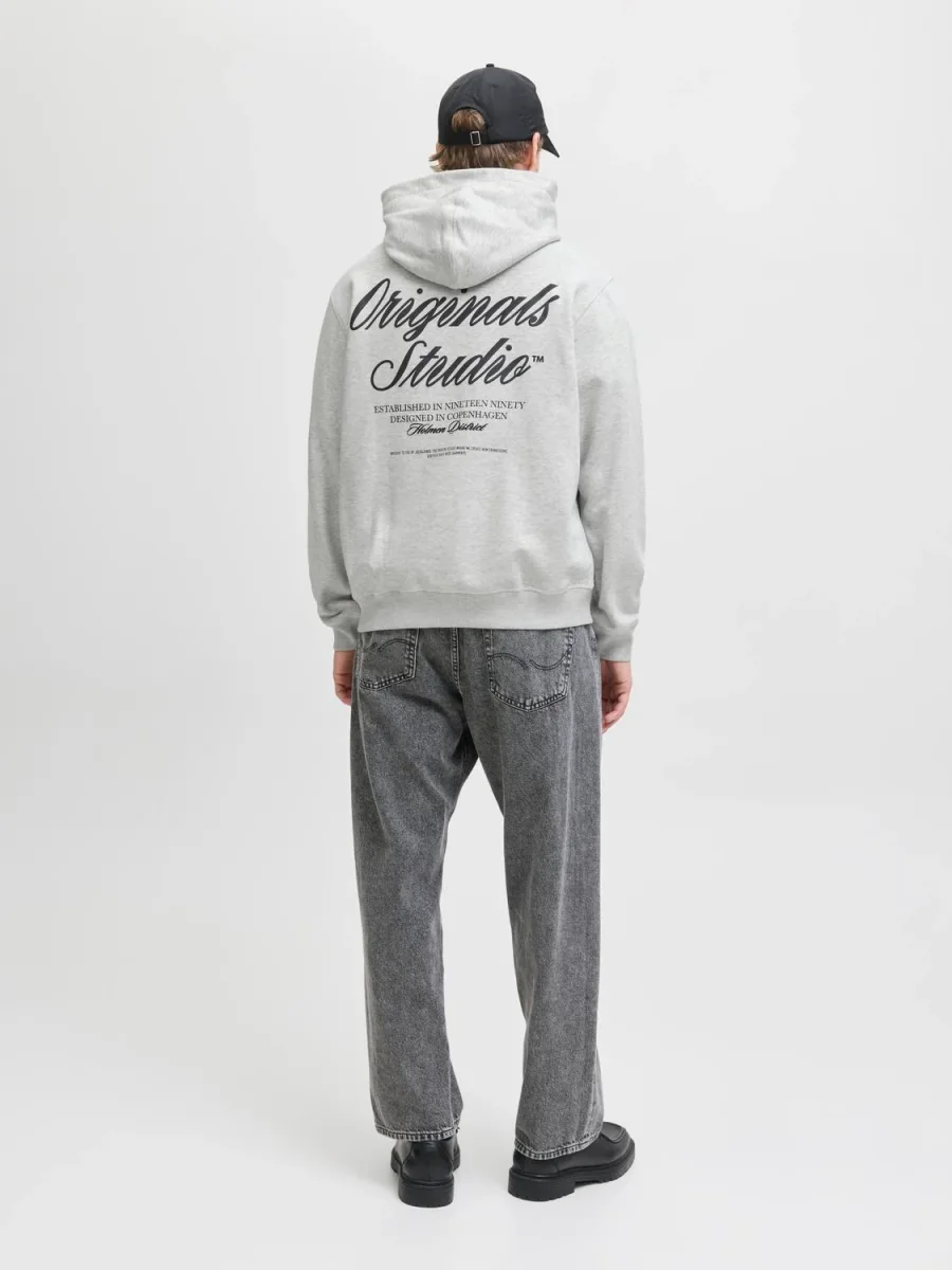 CANGURO LOOSE ESTAMPADO NORREBRO - White Melange - Imagen 5