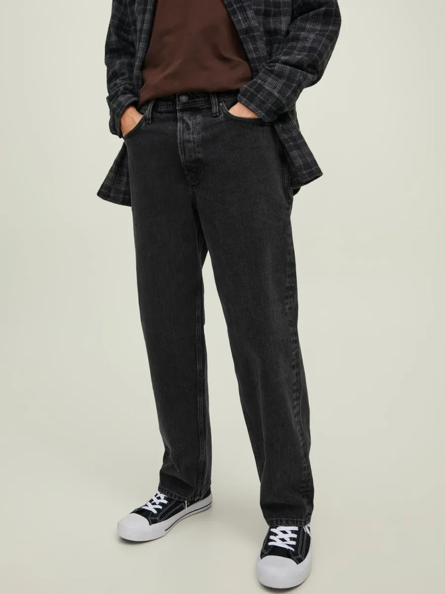 JEAN LOOSE TIRO ALTO EDDIE 275 - Black Denim - Imagen 3