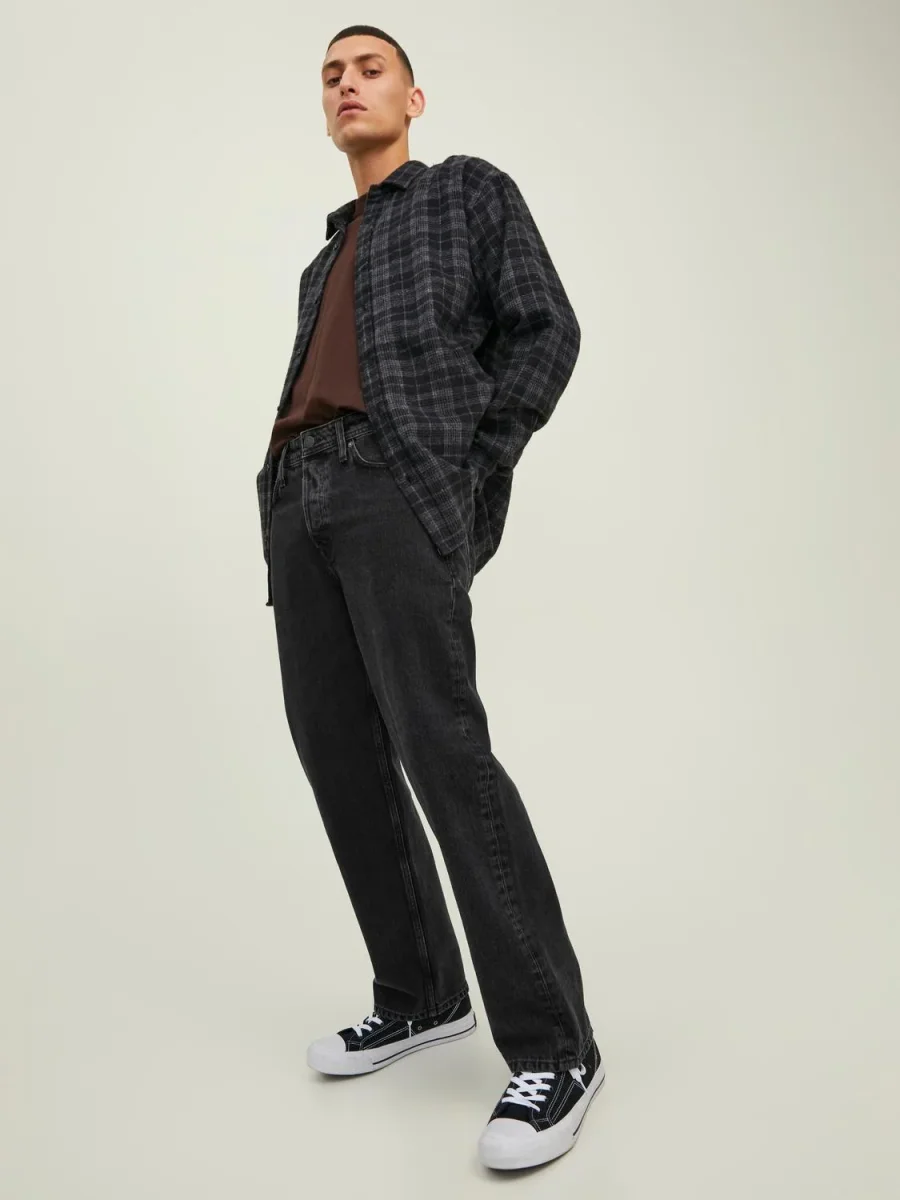 JEAN LOOSE TIRO ALTO EDDIE 275 - Black Denim - Imagen 5