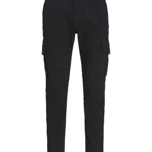 PANTALÓN CARGO SLIM TIRO MEDIO JOE - Black