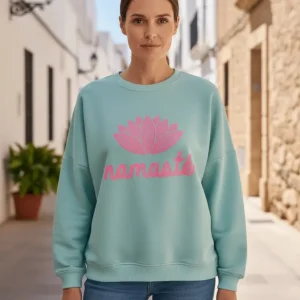 Sudadera Roundneck namasté peace