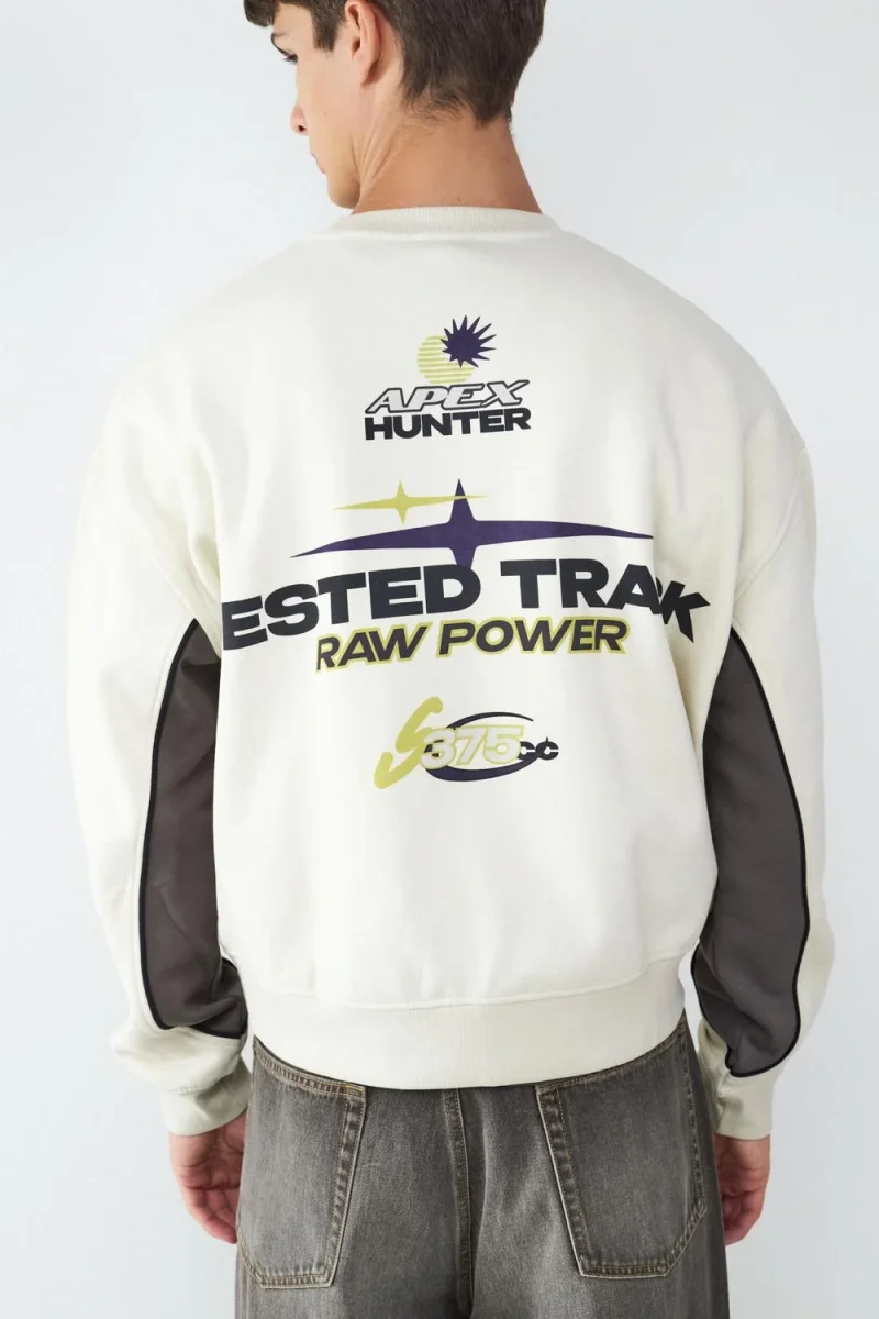 BUZO RELAXED FOOTBALL BMK-White - Imagen 4