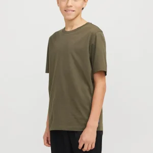 CAMISETA REGULAR ORGANIC JNR - Olive Night