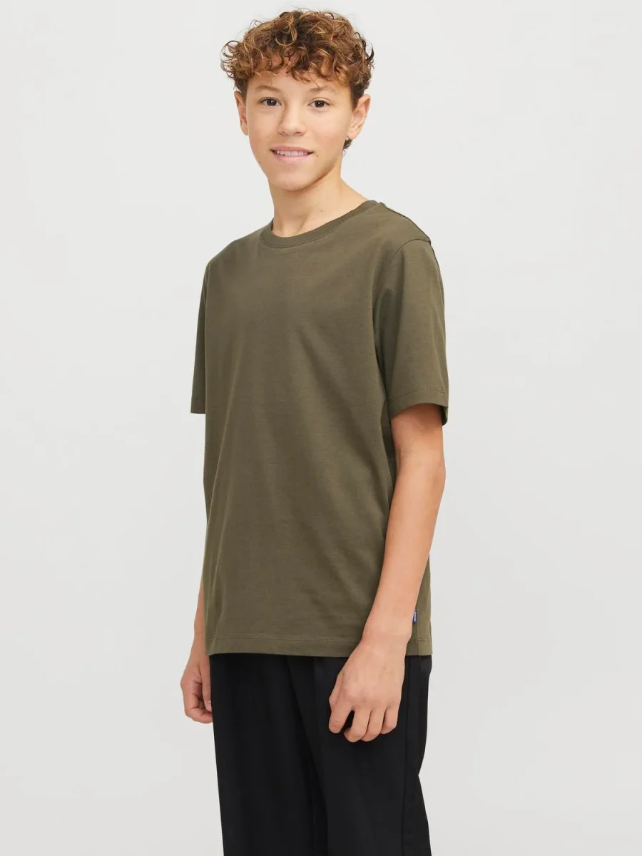 CAMISETA REGULAR ORGANIC JNR - Olive Night - Imagen 2