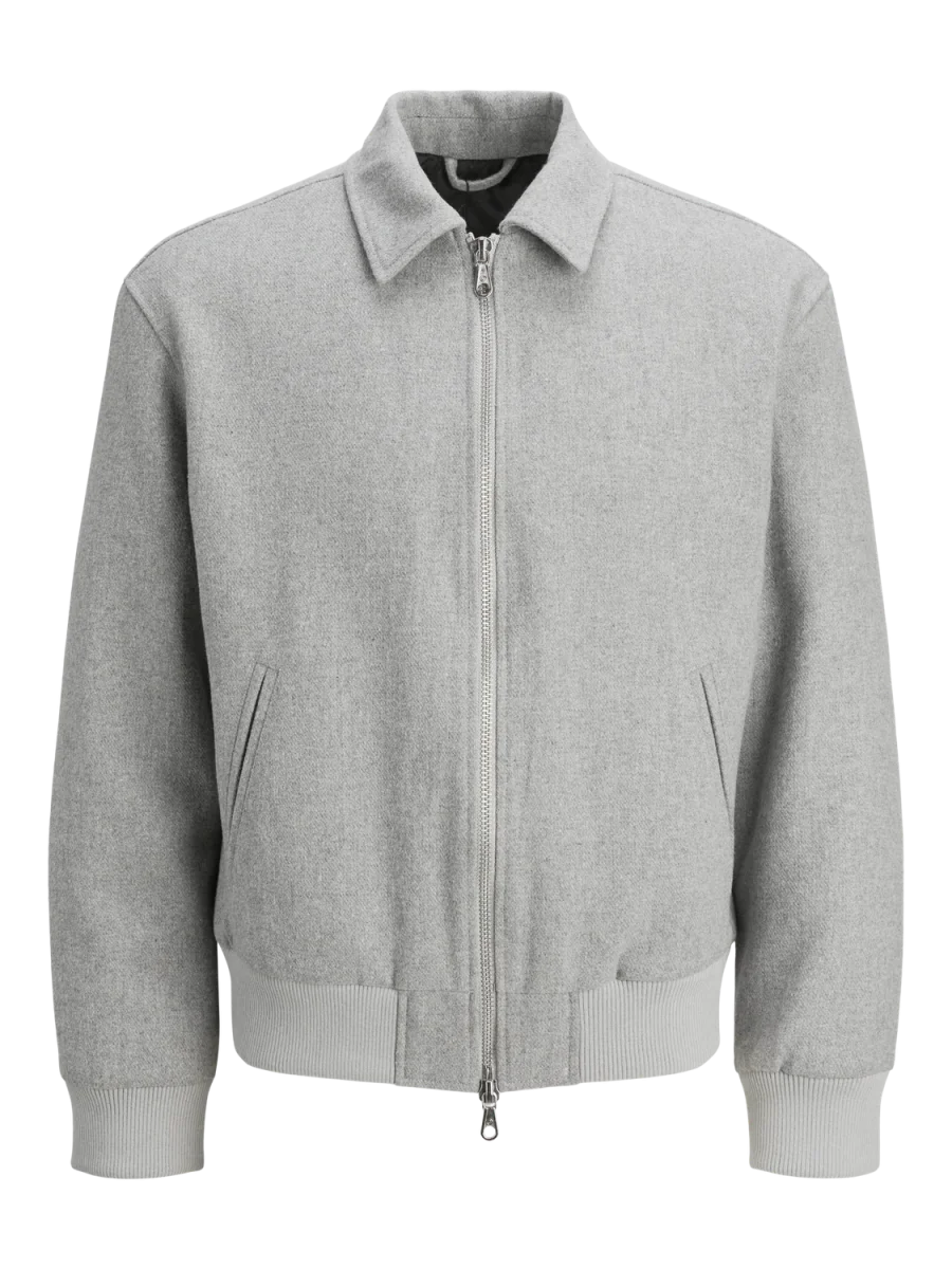 CAMPERA BOMBER COVER - Grey Melange - Imagen 6