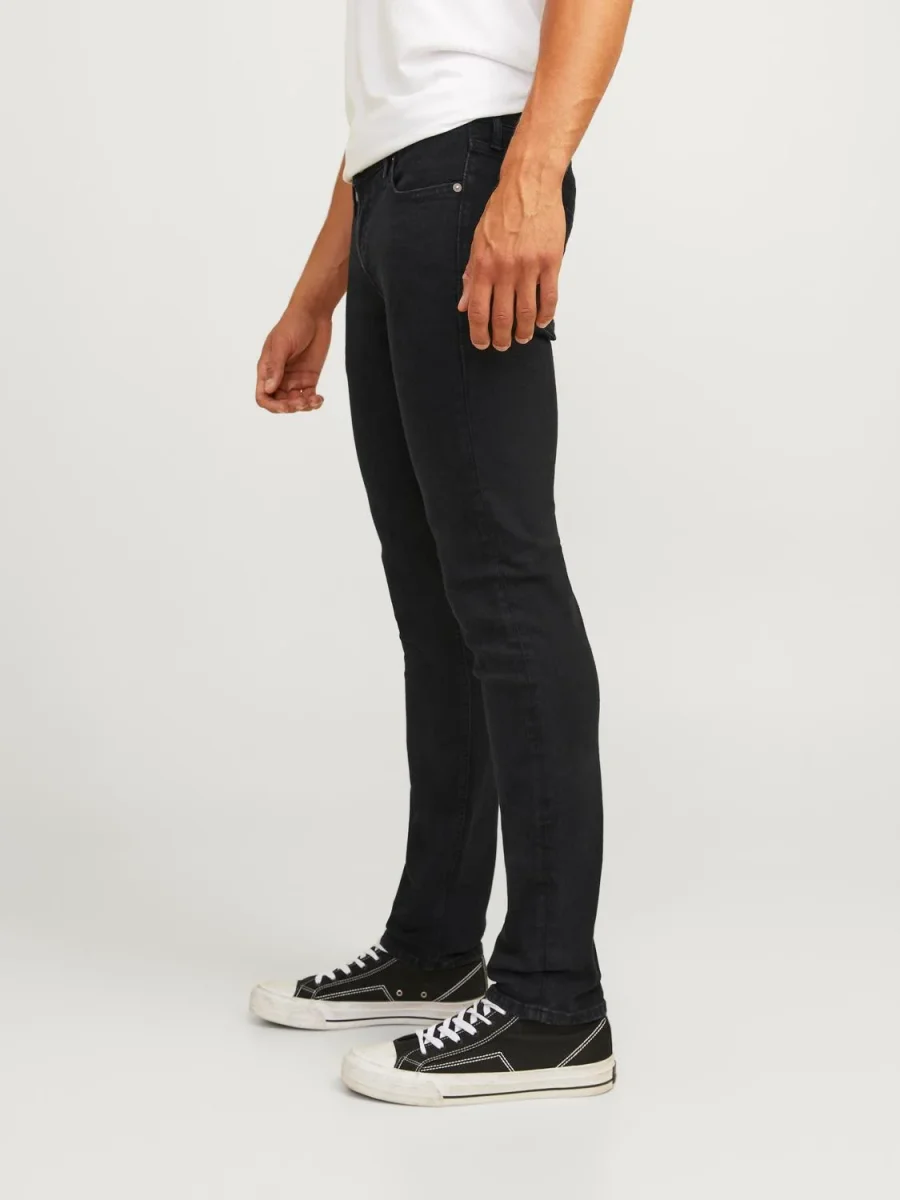 JEAN SLIM TIRO MEDIO LUKE 763 - Black Denim - Imagen 4