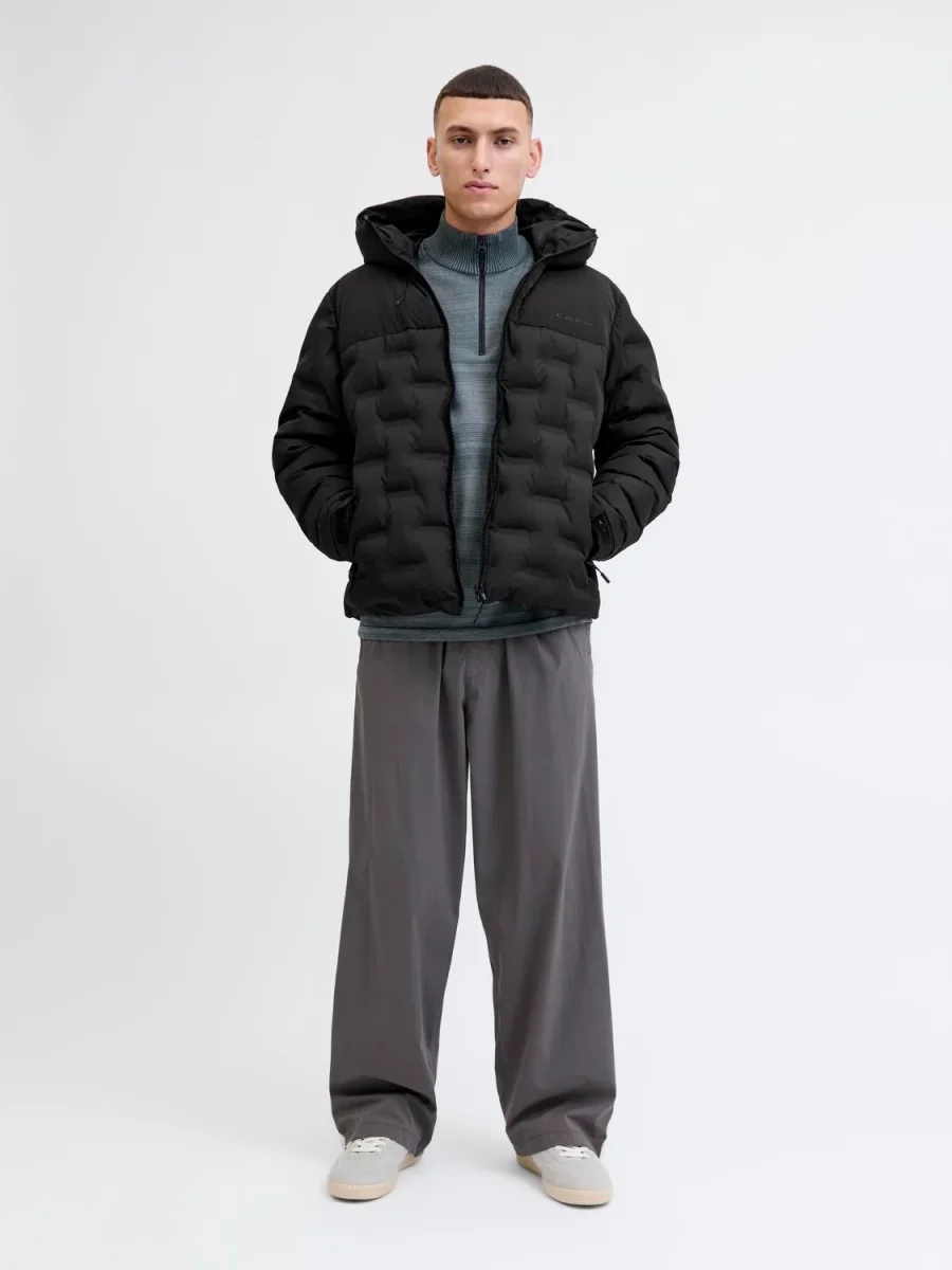 CAMPERA PUFFER POINT - Black Detail:BLOCKING - Imagen 3