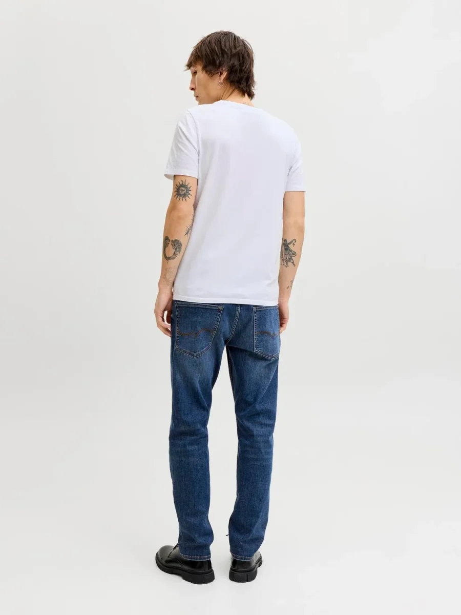 JEAN TAPERED TIRO MEDIO MIKE 172 - Blue Denim - Imagen 5