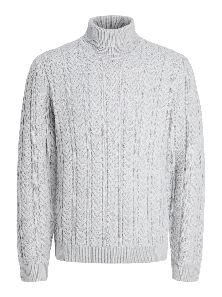 SWEATER REGULAR TEJIDO BULSEAN - Light Grey Melange - Imagen 2